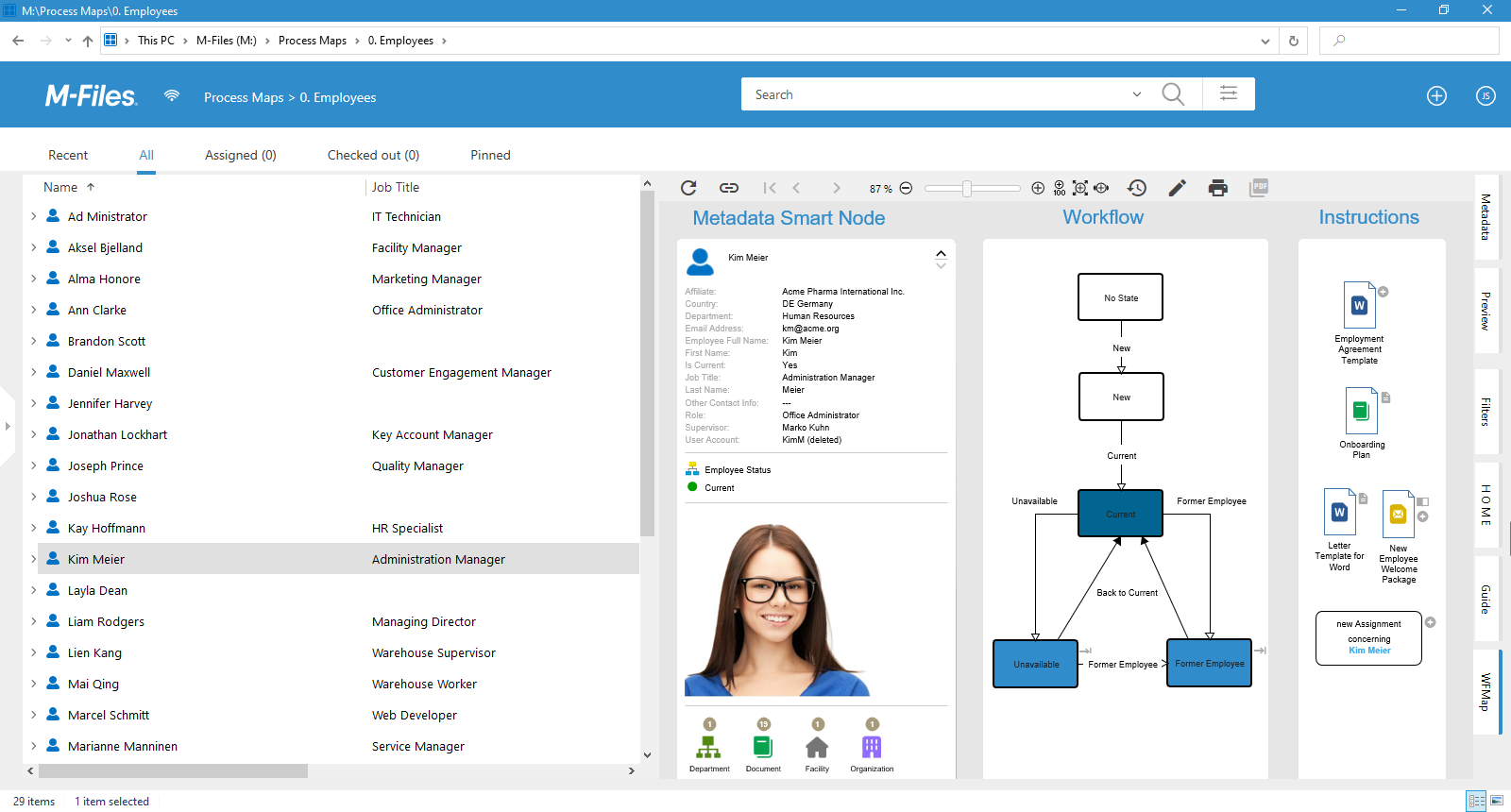 Process Maps for M-Files